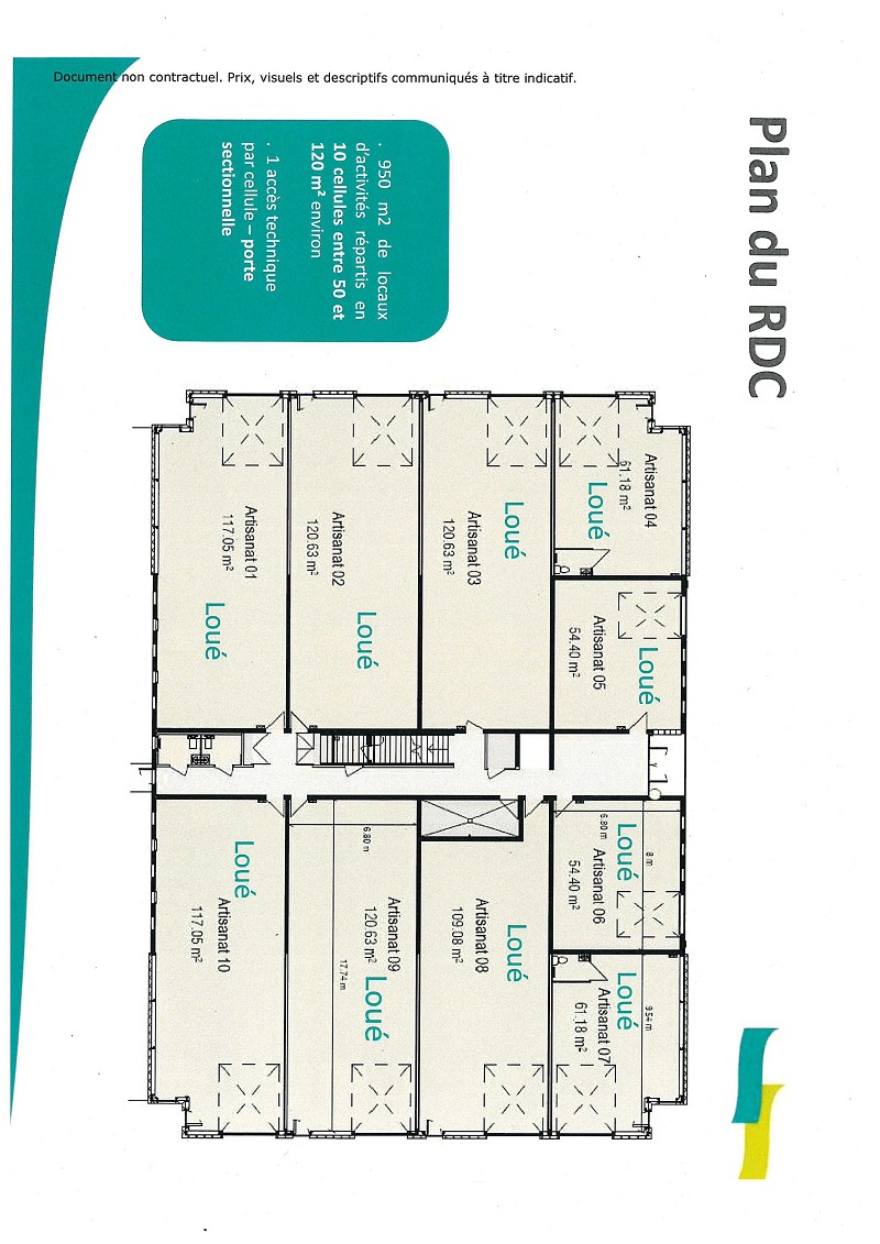Agrandir la photo Bureaux à louer - 53.0 m2 - 44 - Loire-Atlantique