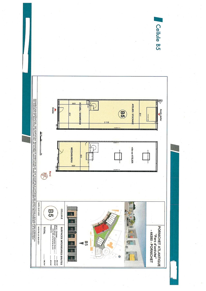 Local d'activité à louer - 170.0 m2 - 44 - Loire-Atlantique