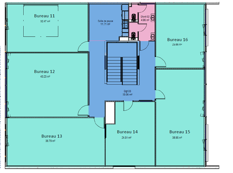 Bureaux à louer - 43.0 m2 - 44 - Loire-Atlantique